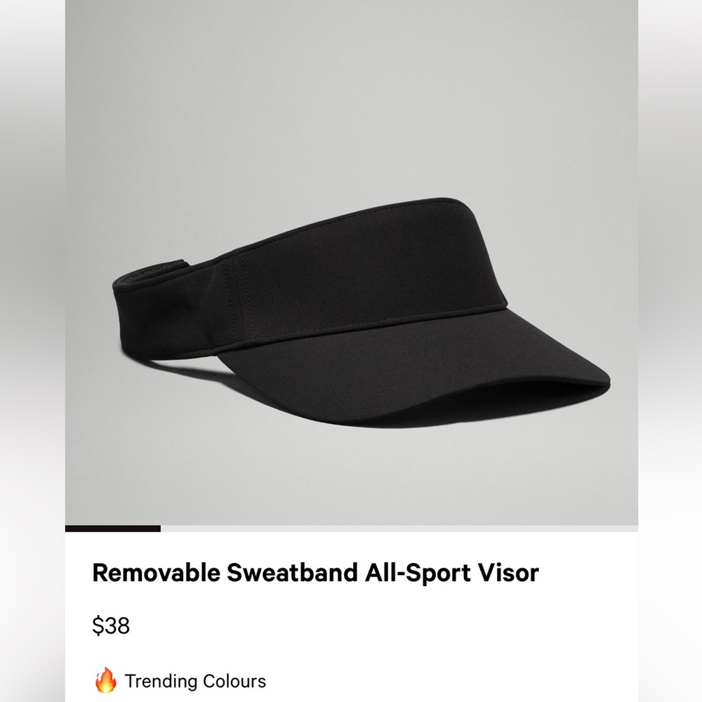 LULULENON Black All-Sport Visor S/M
